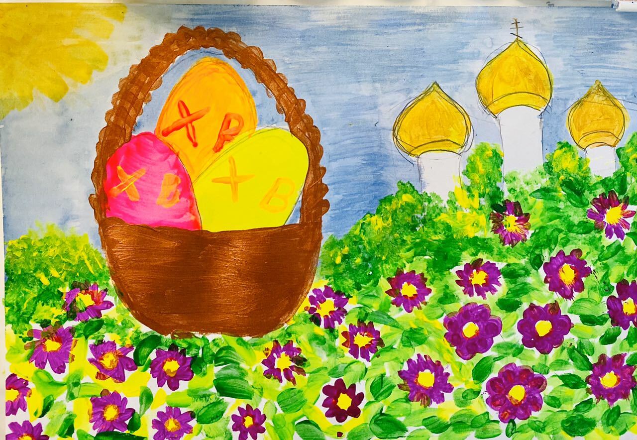 Пасхальная открытка 3 класс. Пасхальная радость. Рисование с детьми на тему Пасха. Рисунки на тему Пасха для детей. Рисунок на пасхальную тему.
